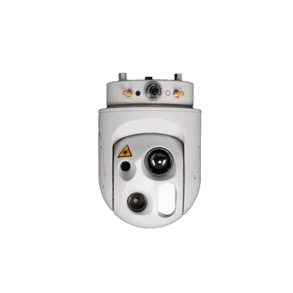 Merio Milvus 10M aerial EO/IR gimbal — front view