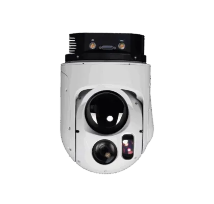 Merio Milvus 14Z aerial EO/IR gimbal — front view